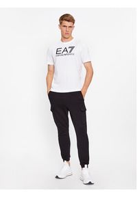 EA7 Emporio Armani T-Shirt 6RPT11 PJNVZ 1100 Biały Regular Fit. Kolor: biały. Materiał: bawełna
