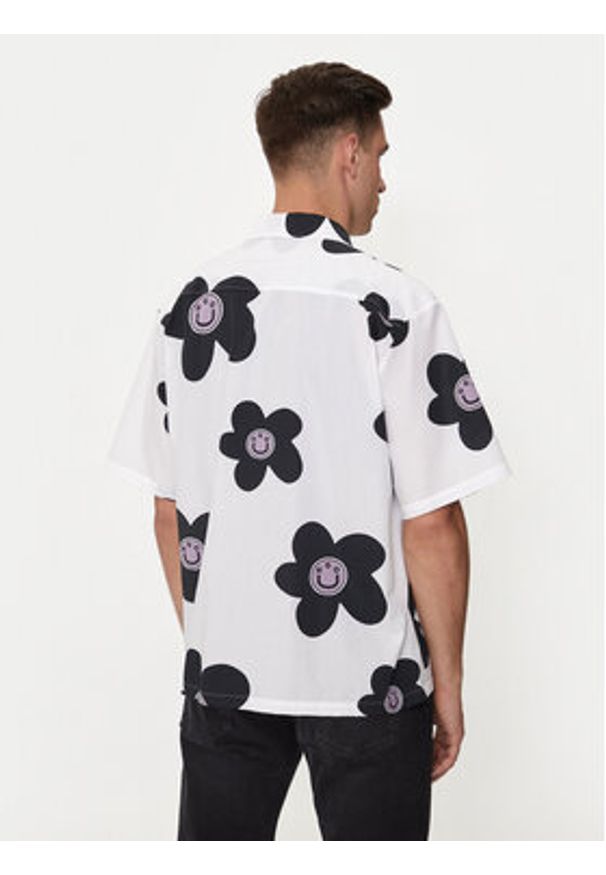 Hugo Koszula Eligino 50513855 Biały Oversize. Kolor: biały. Materiał: bawełna