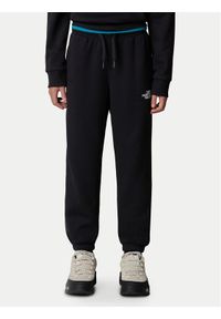 The North Face Spodnie dresowe NF0A8BHT Czarny Regular Fit. Kolor: czarny. Materiał: syntetyk, bawełna