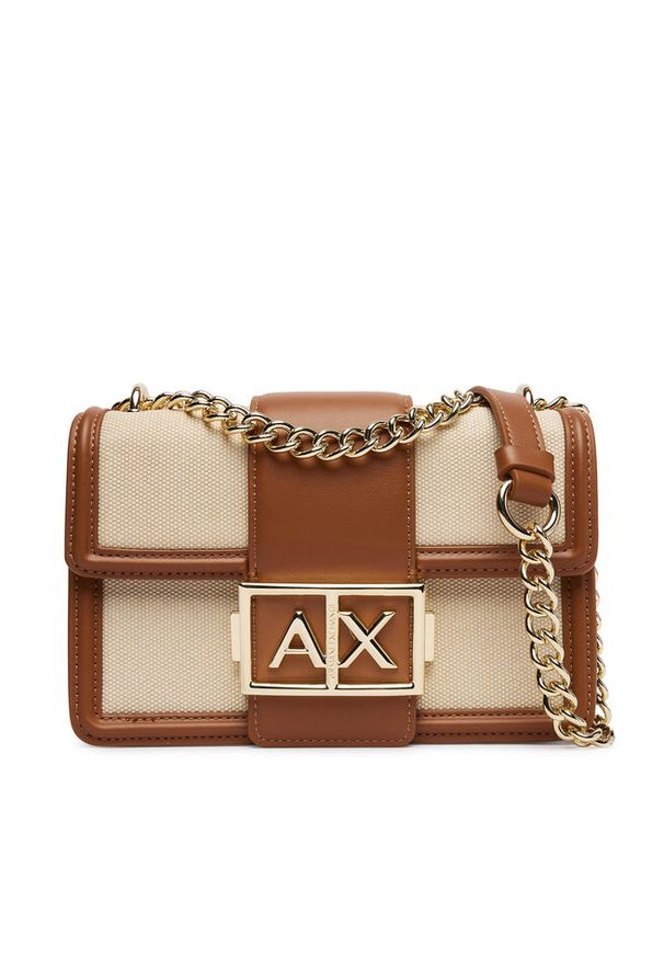 Torebka Armani Exchange. Kolor: beżowy