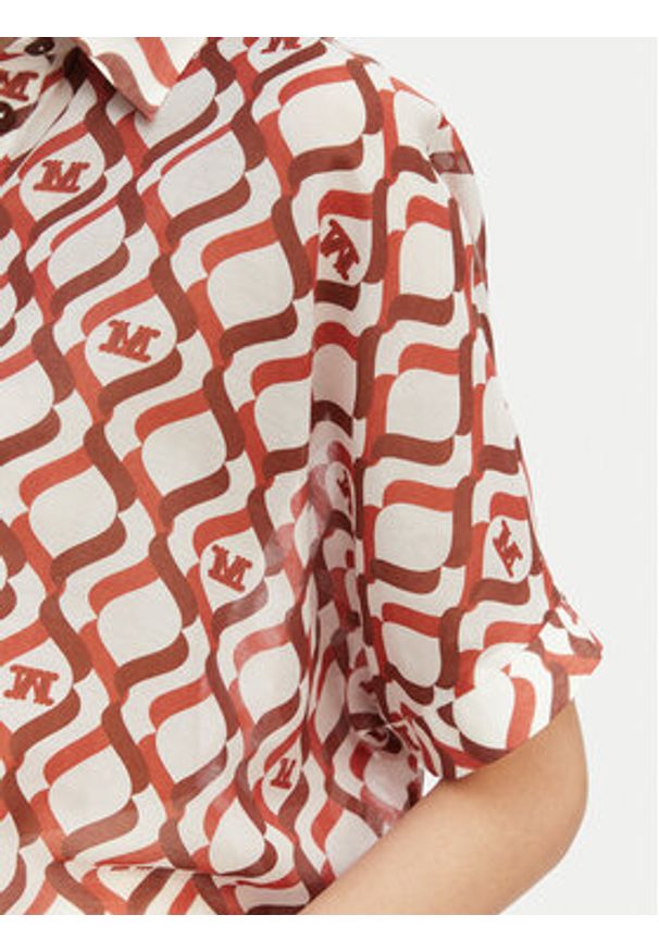 Max Mara Beachwear Koszula Ariete 2616111049 Kolorowy Regular Fit. Materiał: bawełna. Wzór: kolorowy