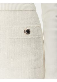 Morgan Spódnica mini 251-JABI Écru Slim Fit. Materiał: syntetyk #6