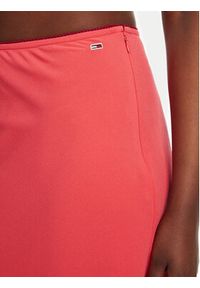 Tommy Jeans Spódnica midi Tjw Midi Aop Skirt DW0DW20272 Koralowy Regular Fit. Kolor: pomarańczowy. Materiał: syntetyk #4