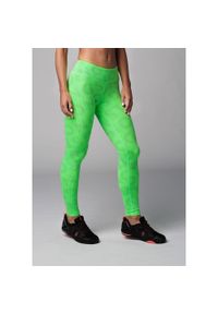 Legginsy fitness damskie odblaskowe STRONG ID Laser Perfect. Kolor: zielony. Materiał: poliester. Sport: fitness #1
