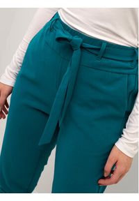 Kaffe Spodnie materiałowe Jillian 10501516 Niebieski Regular Fit. Kolor: niebieski. Materiał: materiał #4