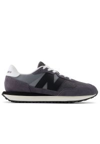 Buty unisex New Balance M23721W - szare. Kolor: szary. Materiał: guma, skóra, zamsz, materiał, syntetyk. Szerokość cholewki: normalna #1