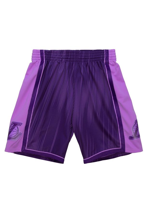 Mitchell & Ness - Szorty Los Angeles Lakers Monochrome Swingman. Kolor: fioletowy. Sport: koszykówka