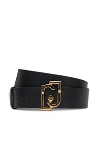 Liu Jo Pasek Damski Hips Belt 3.5Cm AA5237 E0058 Czarny. Kolor: czarny. Materiał: skóra