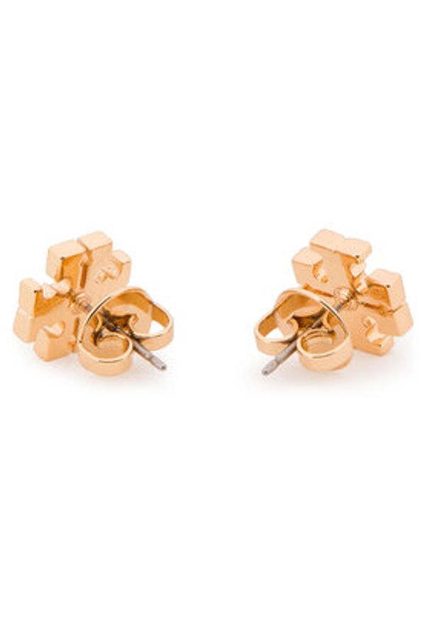 Tory Burch Kolczyki Crystal Logo Stud Earring 53423 Złoty. Materiał: złote. Kolor: złoty