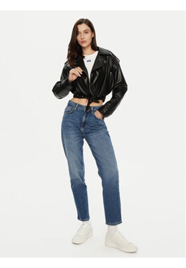 Hugo - HUGO Jeansy Noe_B 50520614 Niebieski Mom Fit. Kolor: niebieski
