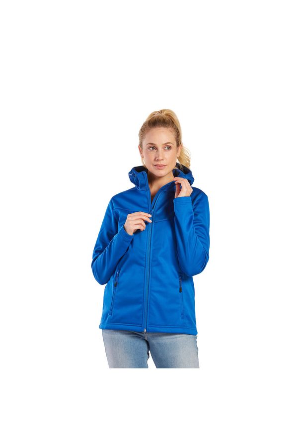 ERIMA - Kurtka damska Erima Softshell Performance. Kolor: niebieski. Materiał: softshell