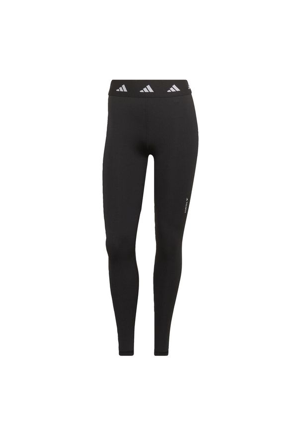 Adidas - Techfit Long Leggings. Kolor: czarny. Technologia: Techfit (Adidas). Sport: bieganie