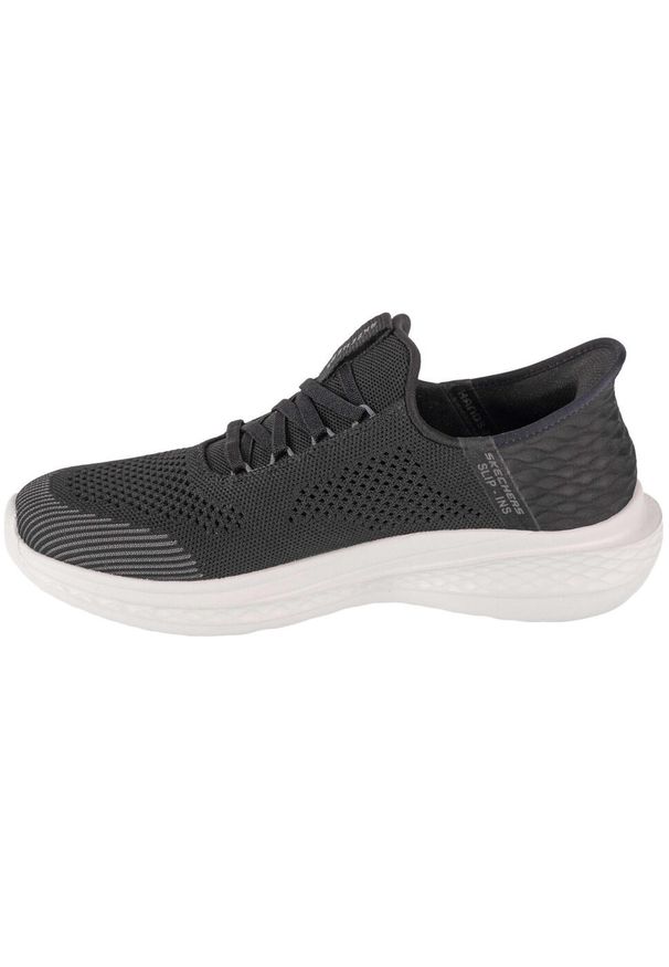 skechers - Adidasy Skechers Slade - Quinto, Dla obu płci. Kolor: czarny. Materiał: materiał, syntetyk