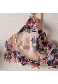 Intica - Komplet bielizny z haftem na romantyczne wieczory Alissone. Kolor: wielokolorowy. Materiał: materiał. Wzór: haft #11