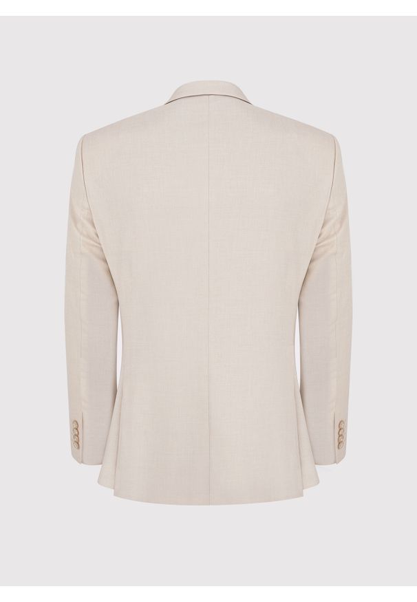 Pako Lorente - PAKO LORENTE – Marynarka garniturowa w kolorze beżowym. Kolor: beżowy. Materiał: wełna, poliester, elastan, wiskoza. Wzór: gładki