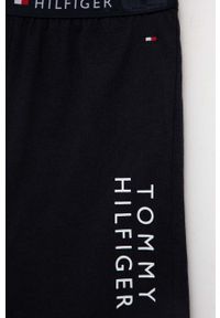 TOMMY HILFIGER - Tommy Hilfiger piżama bawełniana dziecięca kolor biały z nadrukiem. Kolor: biały. Materiał: bawełna. Długość: krótkie. Wzór: nadruk #2