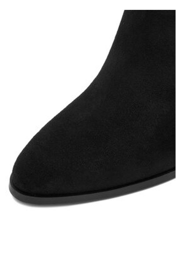 Nine West Kozaki CEO-BASZIRA-01 Czarny. Kolor: czarny. Materiał: materiał