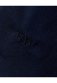 FAY - Granatowa koszula z krótkim rękawem. Kolor: niebieski. Materiał: bawełna. Długość rękawa: krótki rękaw. Długość: krótkie