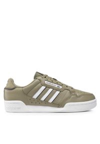 Adidas - adidas Sneakersy Continental 80 Stripes GZ6264 Zielony. Kolor: zielony. Materiał: skóra