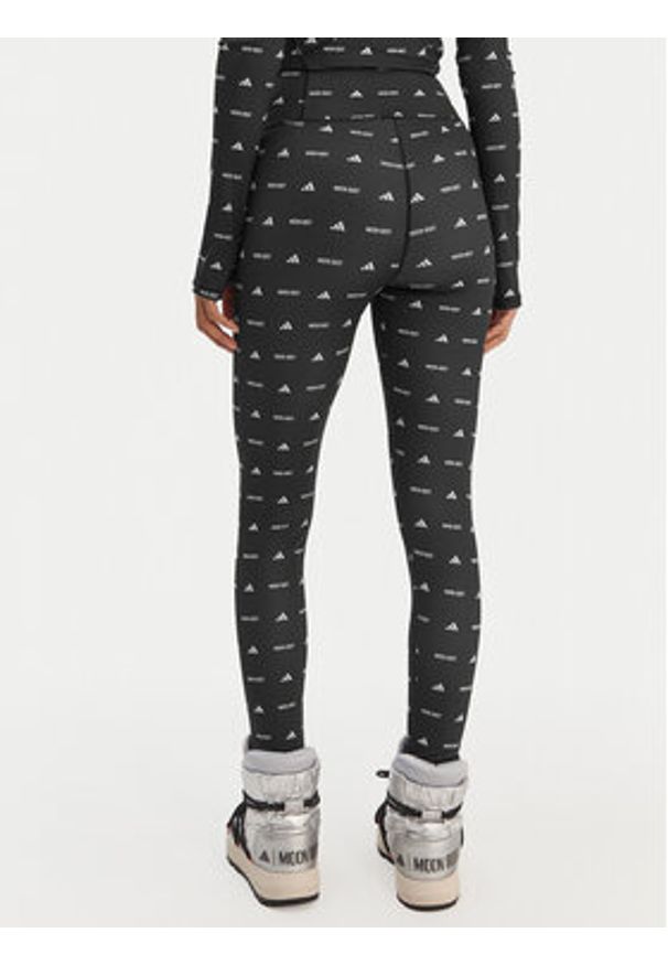 Adidas - adidas Bluzka Moon Boot JM6507 Czarny Slim Fit. Kolor: czarny. Materiał: syntetyk