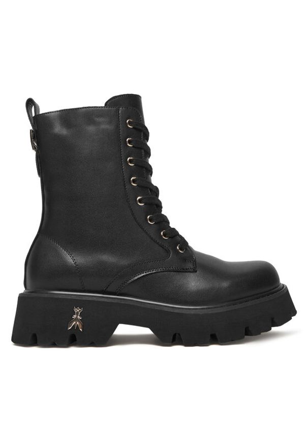 Patrizia Pepe Trzewiki PPJ972.31 Czarny. Kolor: czarny. Materiał: skóra