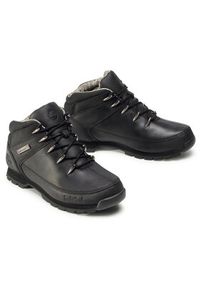 Timberland Trapery Euro Sprint Hiker TB0A2DUH001 Czarny. Kolor: czarny. Materiał: nubuk, skóra #3