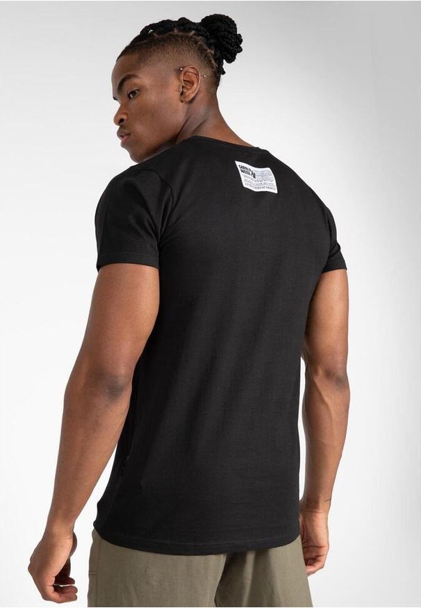 GORILLA WEAR - Classic Koszulka - Czarny. Kolor: czerwony, czarny, wielokolorowy. Sport: fitness