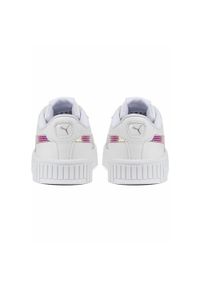 Puma - Dziecięce sneakersy Carina 2.0 Holo PUMA White Silver Gray. Okazja: na plażę. Kolor: biały, wielokolorowy, szary. Sezon: lato