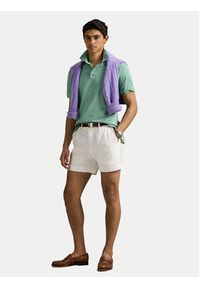 Polo Ralph Lauren Polo 710941439022 Zielony Custom Slim Fit. Typ kołnierza: polo. Kolor: zielony. Materiał: bawełna #2