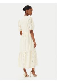 French Connection Sukienka letnia 71YFX 70 Beżowy Regular Fit. Kolor: beżowy. Materiał: bawełna. Sezon: lato #3