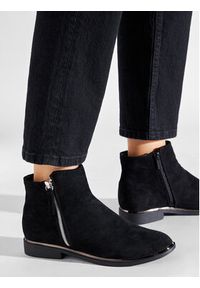 Jenny Fairy Botki WYL1956-2 Czarny. Kolor: czarny. Materiał: materiał #6