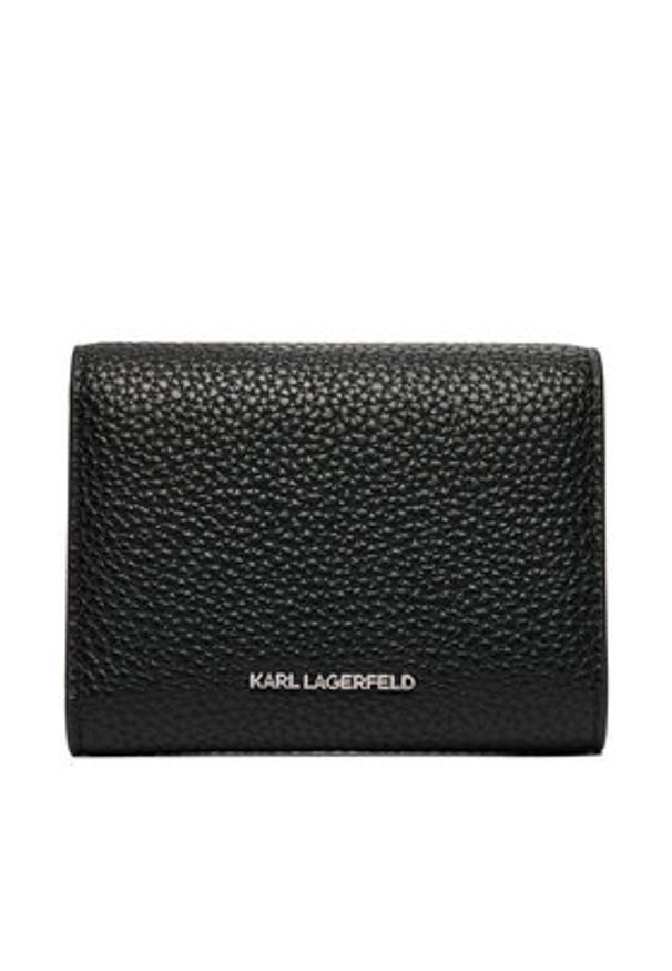 Karl Lagerfeld - KARL LAGERFELD Portfel A4W32003 Czarny. Kolor: czarny. Materiał: skóra