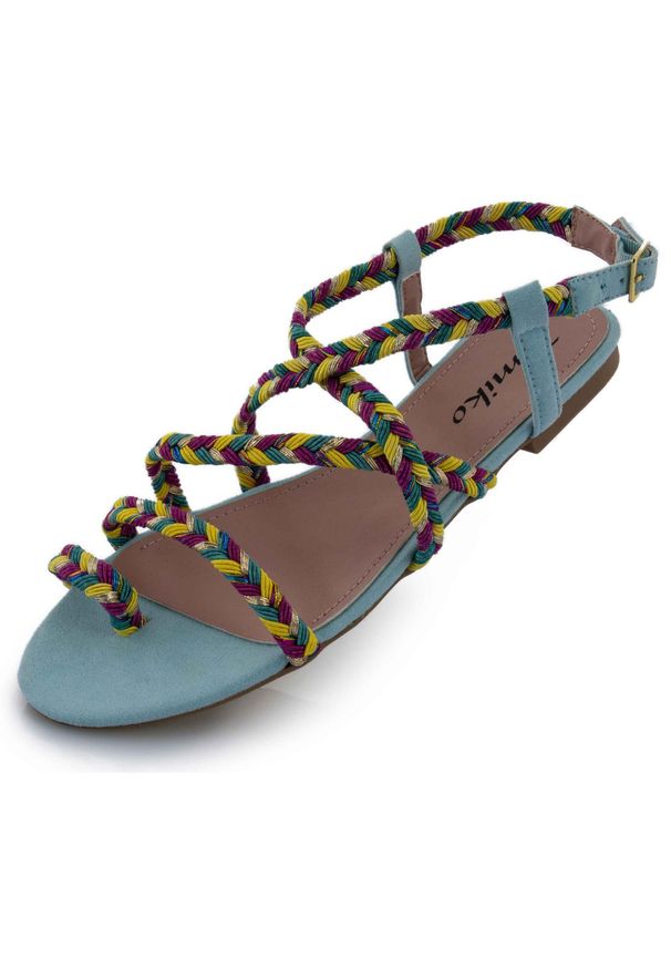 ZIKKO - Sandały damskie Tamiko roz. 39 – oliwkowe. Zapięcie: pasek. Kolor: różowy. Sezon: lato