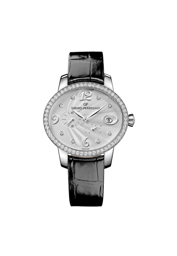 GIRARD-PERREGAUX PROMOCJA ZEGAREK GIRARD PERREGAUX CAT'S EYE POWER RESERVE 80486D11A161-CK6A. Materiał: skóra. Styl: casual