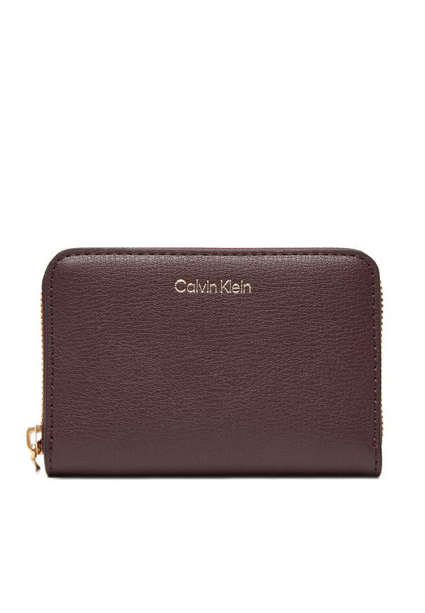 Duży Portfel Damski Calvin Klein. Kolor: czerwony