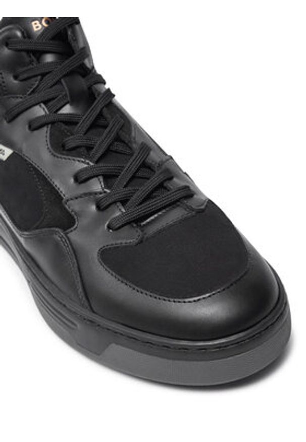 BOSS - Boss Sneakersy Baltimore 50529517 Czarny. Kolor: czarny. Materiał: skóra