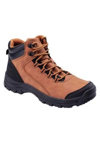 Hi-tec - Męskie Buty Turystyczne Renar Mid. Kolor: czarny, brązowy, wielokolorowy. Sport: turystyka piesza