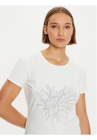Liu Jo Sport T-Shirt TF4312 JS088 Biały Regular Fit. Kolor: biały. Materiał: bawełna. Styl: sportowy #3