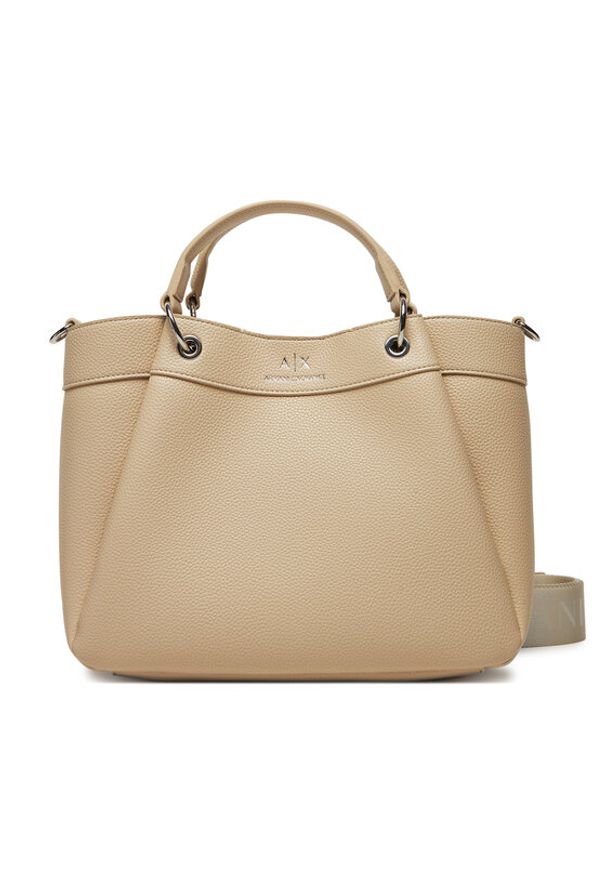 Armani Exchange Torebka 942911 CC783 U1092 Beżowy. Kolor: beżowy. Materiał: skórzane