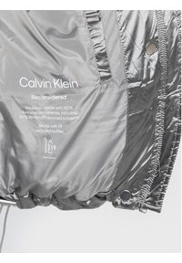 Calvin Klein Kurtka puchowa High Shine Metallic K20K204688 Srebrny Regular Fit. Kolor: srebrny. Materiał: syntetyk #6