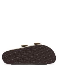 Birkenstock Klapki Arizona Bf 1033132 Khaki. Kolor: brązowy. Materiał: skóra #3