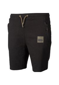 Spodenki Wędkarskie Męskie Z Logo Nash Make It Happen Shorts Box Black. Kolor: czarny