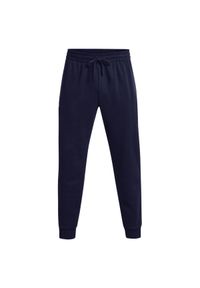 Under Armour - Spodnie Do Joggingu Męskie Polar Rival. Kolor: niebieski. Materiał: polar. Sport: bieganie