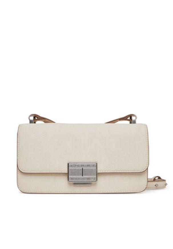 Tommy Jeans Torebka Tjw Crush Crossover AW0AW17529 Écru. Materiał: skórzane