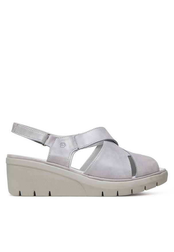 Sandały Suave. Kolor: szary