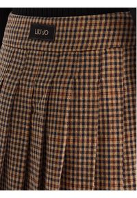 Liu Jo Spódnica mini MF5156 T4335 Beżowy Regular Fit. Kolor: beżowy. Materiał: syntetyk #5