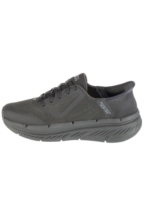 skechers - Buty do biegania męskie, Slip-Ins: Max Cushioning Premier 2.0. Kolor: czarny. Materiał: materiał, syntetyk
