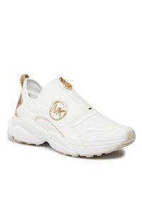 MICHAEL Michael Kors Sneakersy Sami Zip Trainer 43H3SMFSAD Biały. Kolor: biały. Materiał: skóra #1