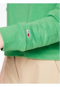 Tommy Jeans Bluza Essential Logo DW0DW15409 Zielony Boxy Fit. Kolor: zielony. Materiał: bawełna, syntetyk #5
