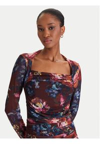 Guess Sukienka koktajlowa W5BK65 KCZC2 Kolorowy Slim Fit. Materiał: syntetyk. Wzór: kolorowy. Styl: wizytowy #3